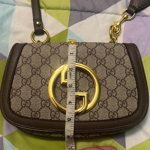 Designer Inspired Crossbody Bag with 2 straps MC - Picture 9 of 9